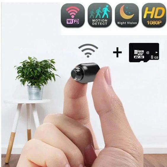 1080P HD Mini Wifi Camera for Home Office Included Sound Detector and Night Vision - FinoSphere