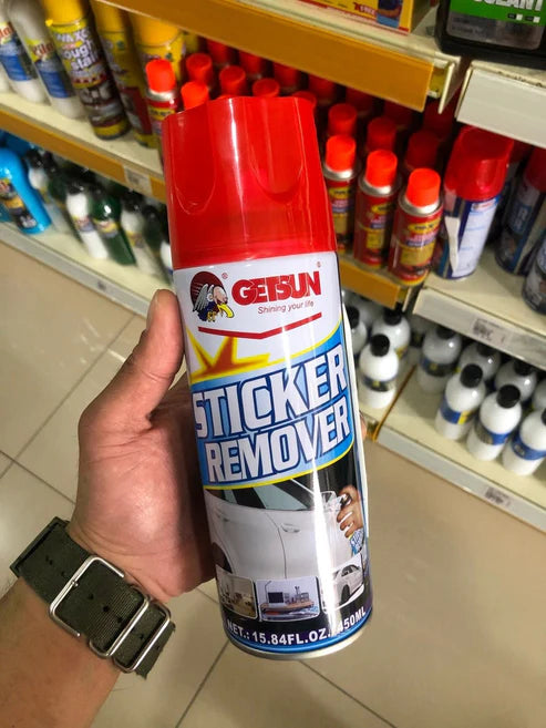 Getsun Sticker Remover Spray – Quick & Easy Adhesive Cleaner