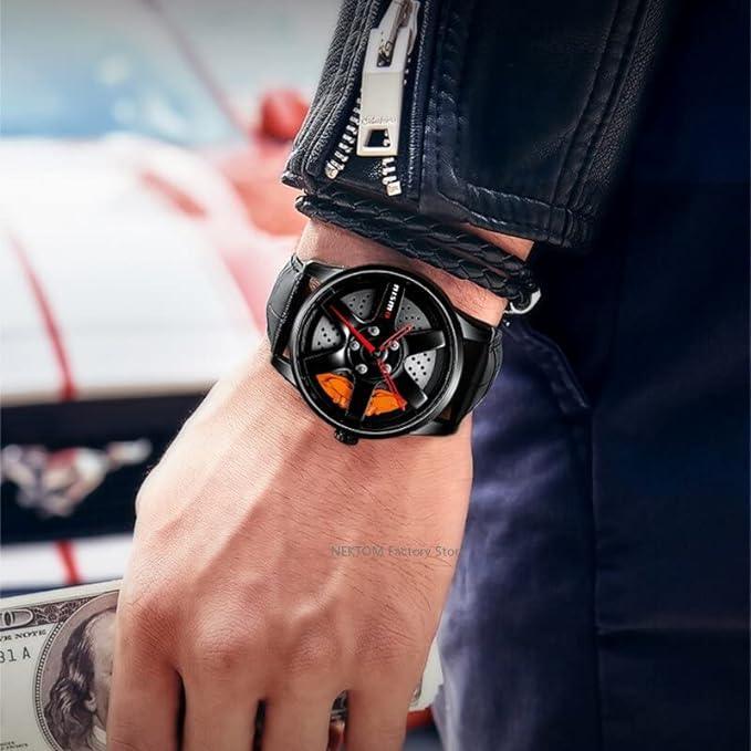 Rs Chrono Waterproof Car Wheel Watch - FinoSphere