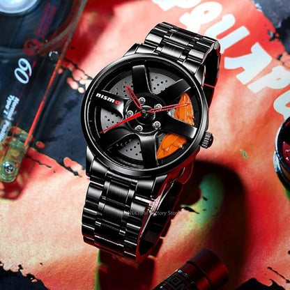 Rs Chrono Waterproof Car Wheel Watch - FinoSphere