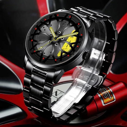 Rs Chrono Waterproof Car Wheel Watch - FinoSphere