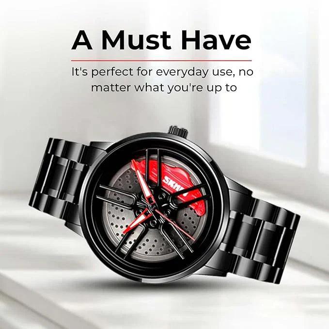 Rs Chrono Waterproof Car Wheel Watch - FinoSphere