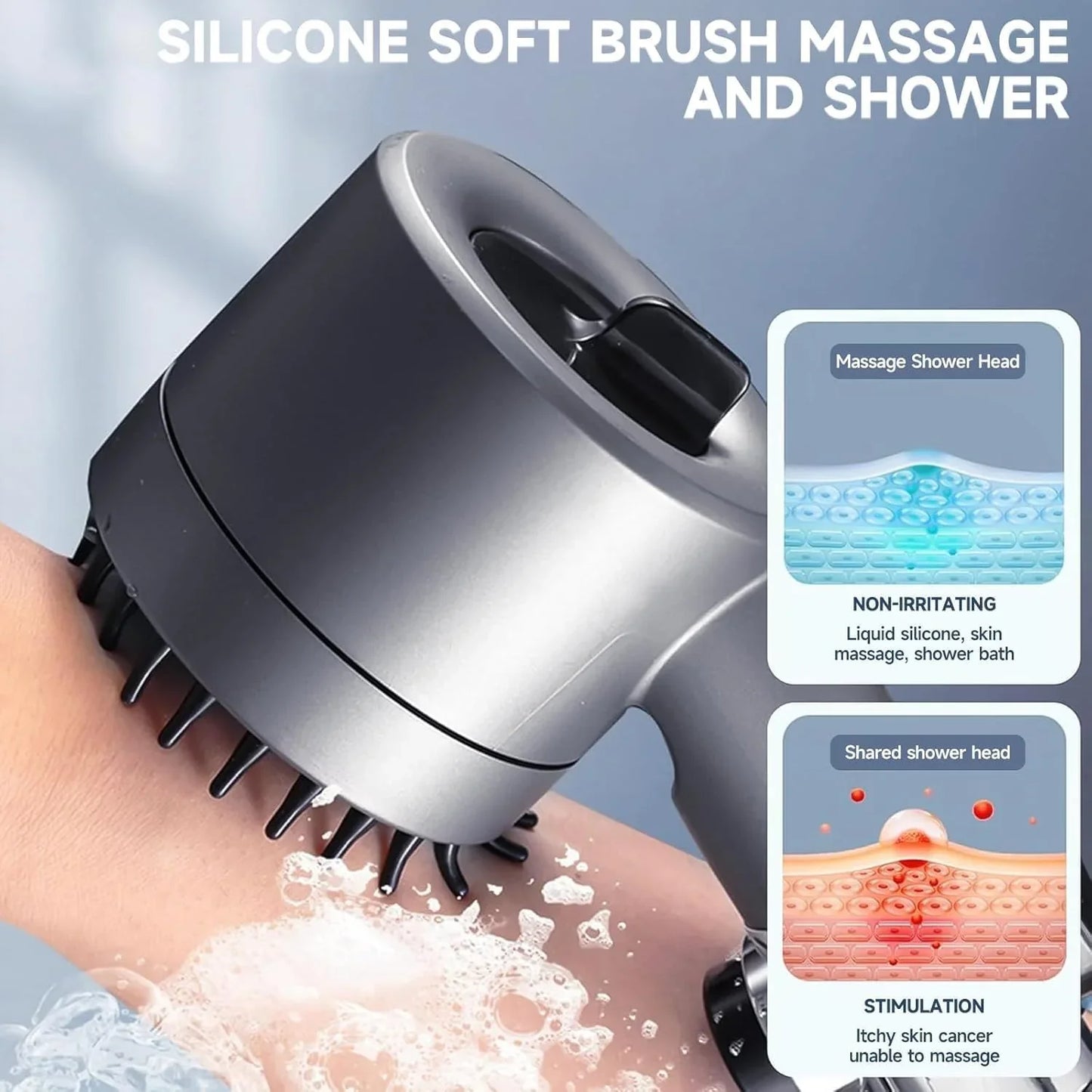 رأس دش بثلاثة أوضاع 