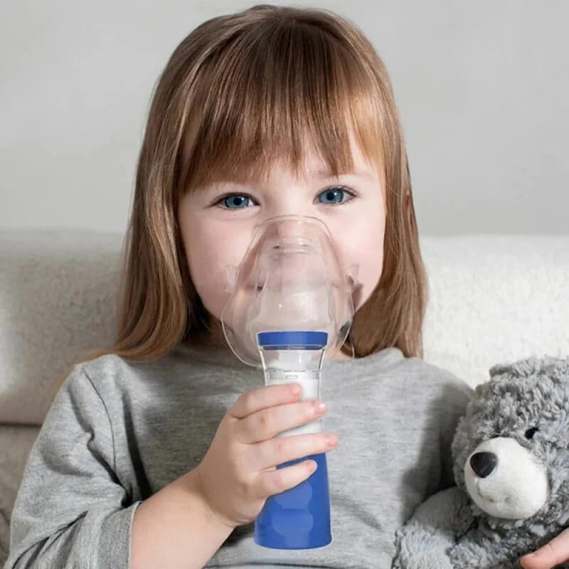 Compact Mesh Nebulizer – Portable, Quiet & Efficient Inhaler for Adults & Kids
