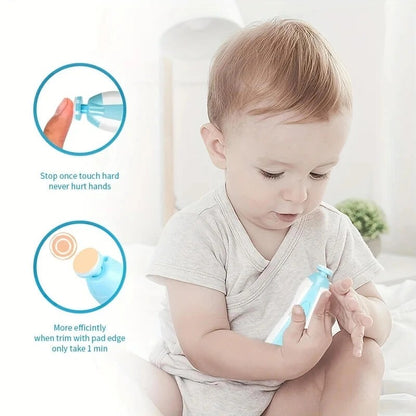 Electric Baby Nail Trimmer Set – Gentle Nail Care Tool for Newborns, Toddlers & Kids