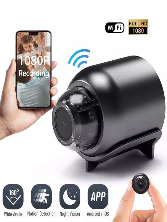 1080P HD Mini Wifi Camera for Home Office Included Sound Detector and Night Vision - FinoSphere