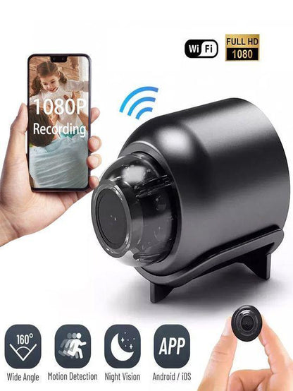 1080P HD Mini Wifi Camera for Home Office Included Sound Detector and Night Vision - FinoSphere
