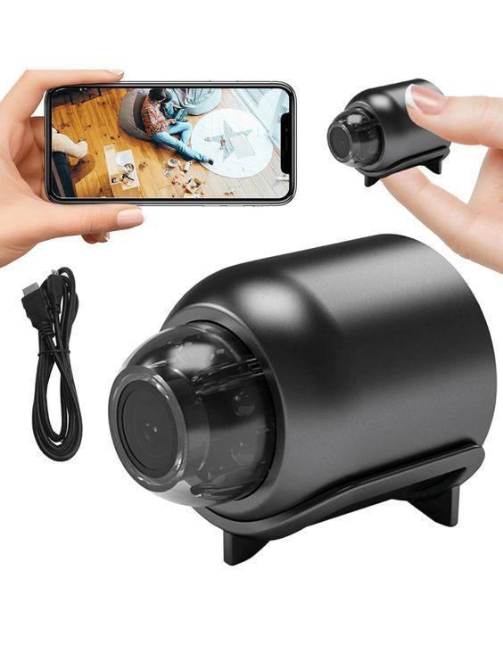 1080P HD Mini Wifi Camera for Home Office Included Sound Detector and Night Vision - FinoSphere