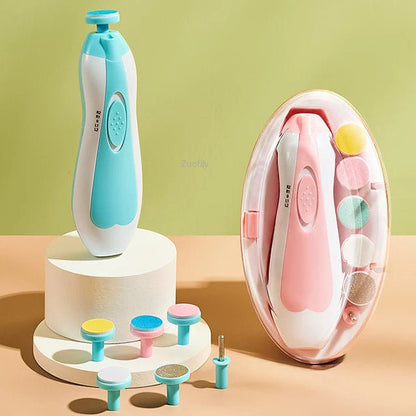 Electric Baby Nail Trimmer Set – Gentle Nail Care Tool for Newborns, Toddlers & Kids