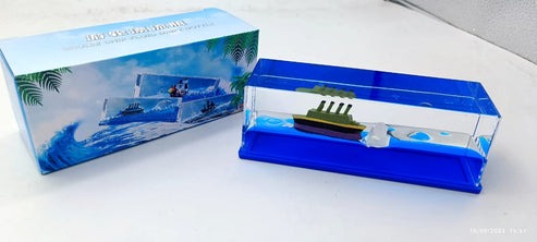 Floating Ship Desk Decoration