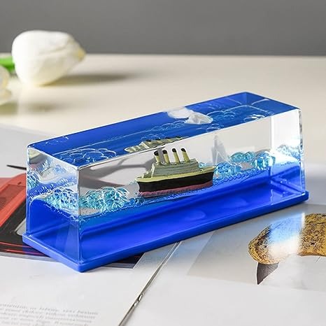 Floating Ship Desk Decoration