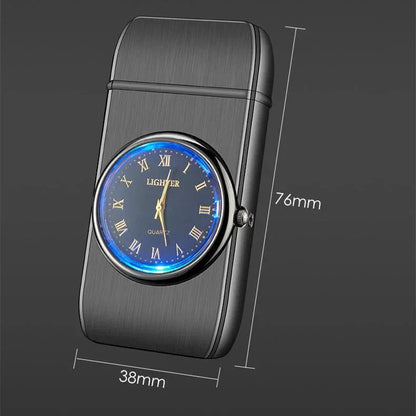 New Watch With Light Inflatable Windproof Torch Lighter